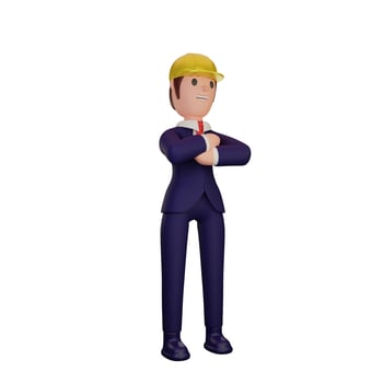 character with business concept photo