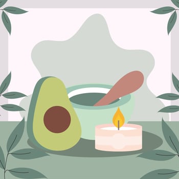 aromatherapy spa center vector