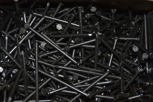 Fasteners, screws, screws and nails photo