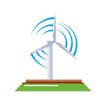renewable energy wind turbine sustainable vector