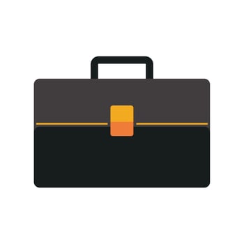 business briefcase icon vector