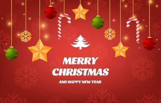Christmas Ornament Background vector