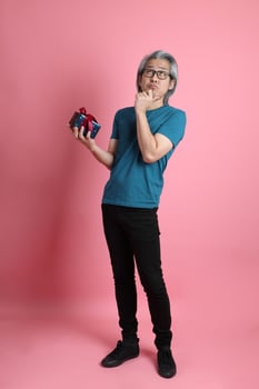 Man in Pink photo