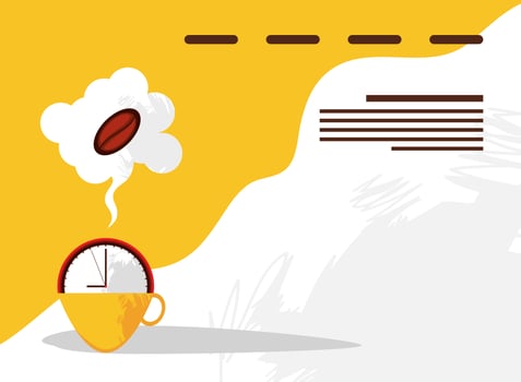 coffee break banner vector
