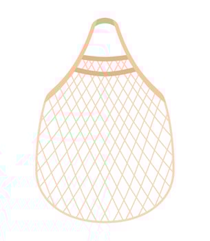 mesh bag illustration vector