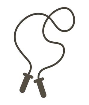 gym rope design vector
