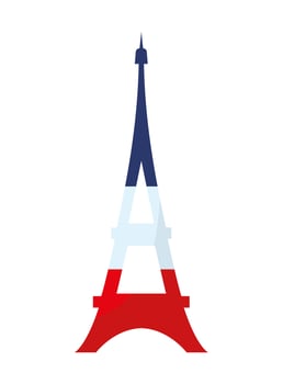 eiffel tower icon vector