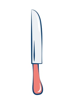 cooking knife design vector