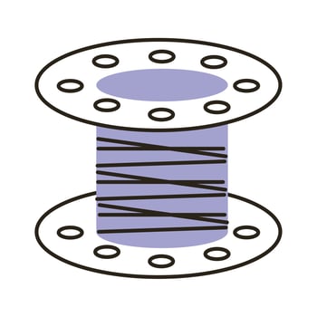 thread roll tool vector