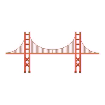 golden gate usa monument vector