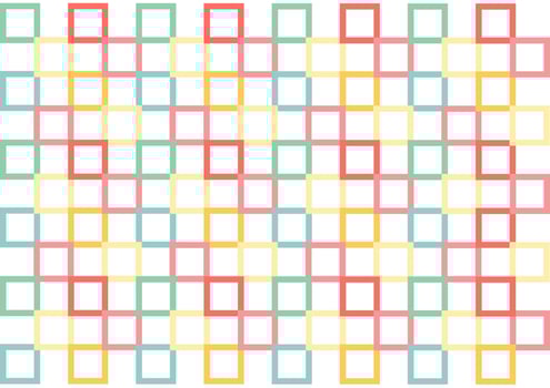 colorful square background with abstract theme vector