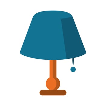 Night desk light lamp vector