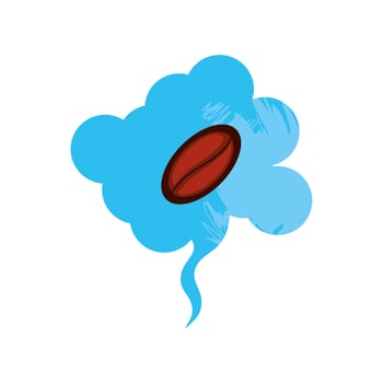 bean of coffee vector
