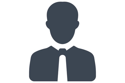 Business man icon vector