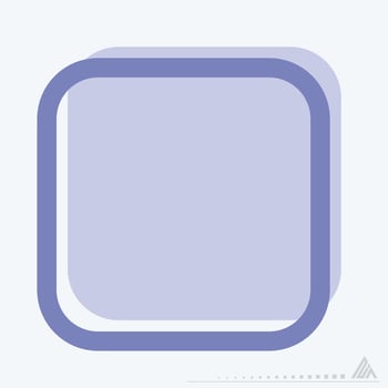 Icon Stop - Two Tone Style vector