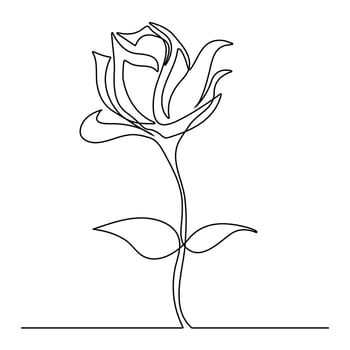Continuous one line drawing. Flying bird logo. Black and white vector illustration. Concept for logo, card, banner, poster, flyer