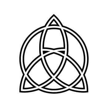 celtic trinity triquetra vector