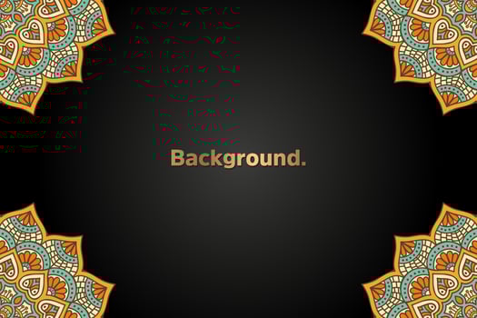 luxury background in ethnic style vector