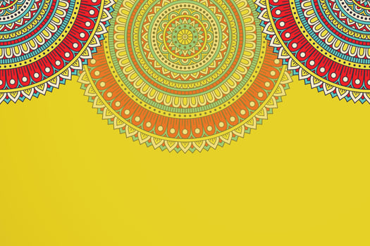 Luxury background with mandala vector