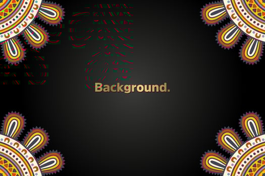 luxury background in ethnic style vector