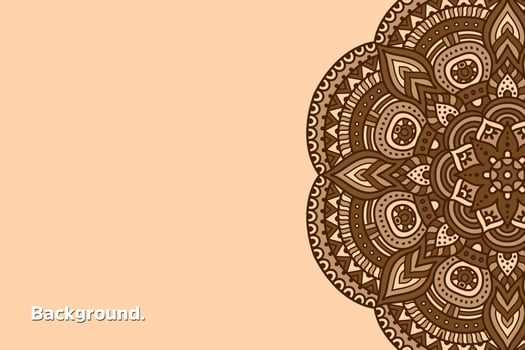 Background ethnic design vector