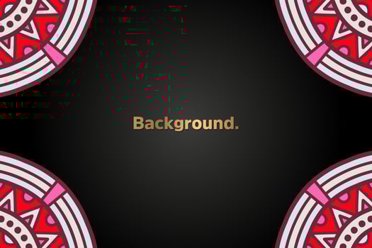 Background with colorful mandala vector