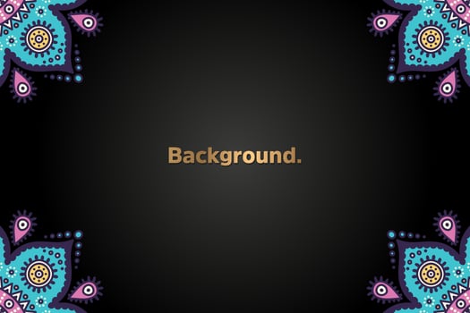 luxury background in ethnic style vector