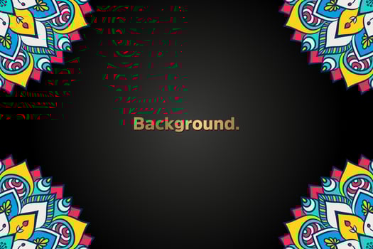 luxury background in ethnic style vector