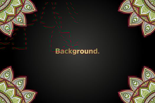 luxury background in ethnic style vector