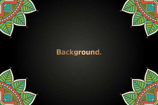 luxury background in ethnic style vector