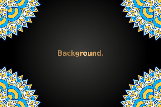 luxury background in ethnic style vector