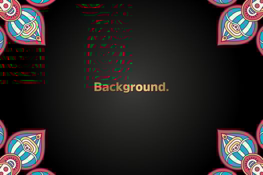 luxury background in ethnic style vector