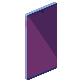 isometric smartphone icon vector