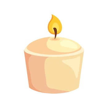 candle spa icon vector
