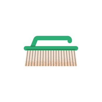 household brush tool vector