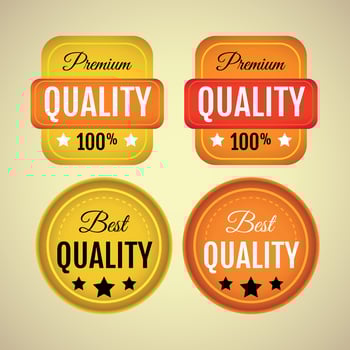 Premium Quality Label vector