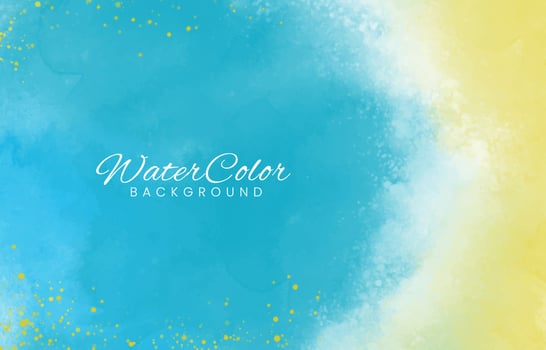 Abstract colorful watercolor for background. vector