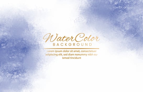 Abstract colorful watercolor for background. vector