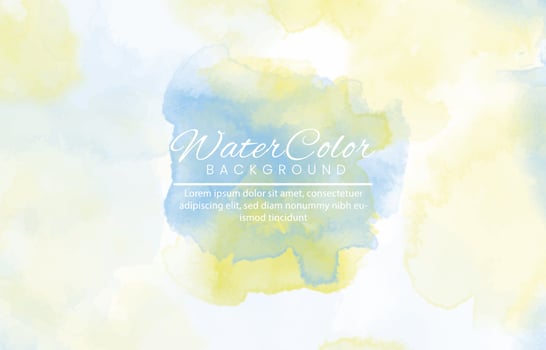 Abstract colorful watercolor for background. vector