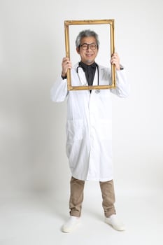 Senior Asian Physician photo