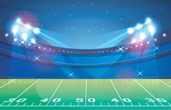 Amazing Superbowl Stadium Background vector