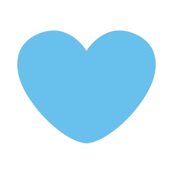 heart love symbol isolated icon vector