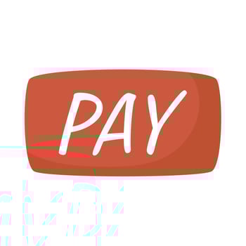 pay button ecommerce isolated icon vector