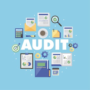 audit symbol set vector