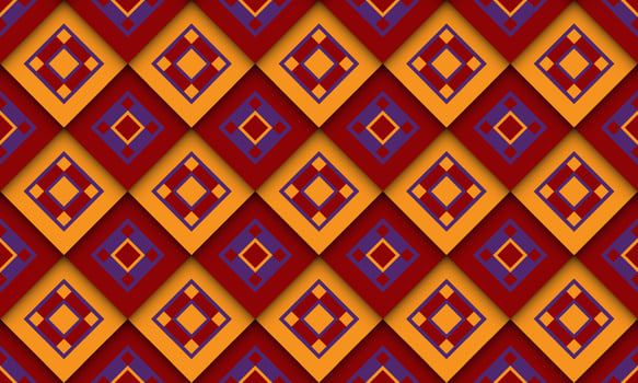 Geometric groovy pattern simple design vector