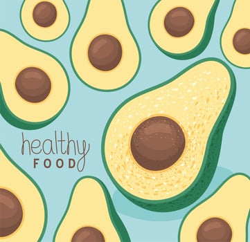 healthy food illustration vector
