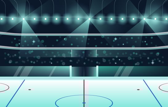Hockey Stadium Background vector