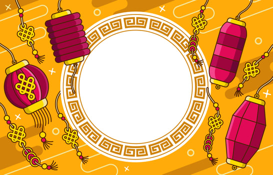 Chinese  Lantern Concept vector