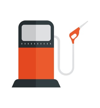 gas station design vector