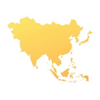 map of asia vector